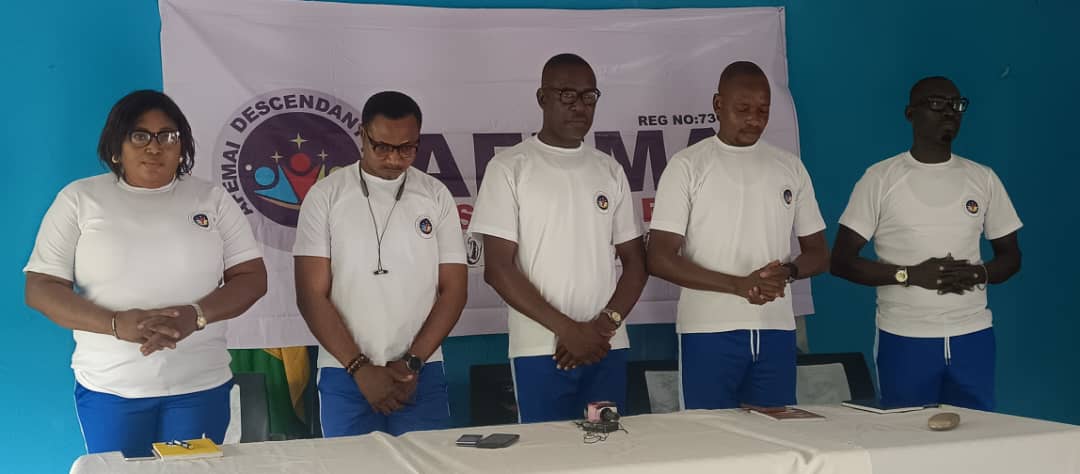 Executives of the Afemai Descendants Forum at an official gathering